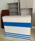 Hình ảnh: Thanh lý quầy lễ tân xanh trắng giá rẻ