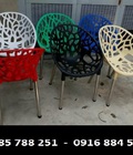 Hình ảnh: ghế cafe nhựa táo hoa văn hgh21