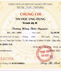 Hình ảnh: In Chứng Chỉ 170k 100 Tờ Lấy Ngay Tại Hà Nội