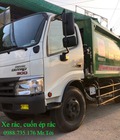 Hình ảnh: Xe rác HINO, xe cuốn ép rác HINO, xe chuyên dung HINO