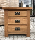 Hình ảnh: Tủ đầu giường gỗ sồi 3 ngăn kéo SP1535 KT:50x40x56