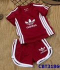 Hình ảnh: Bộ thun Adidas cho bé mặc hè