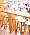 Hình ảnh: ghế gỗ quầy bar giá rẻ