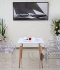 Hình ảnh: Bộ Bàn TE DAW 1m2 Và Ghế Ghost Nhập Khẩu Dành Cho 4 Người