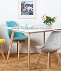 Hình ảnh: Bộ Bàn Ghế Phòng Ăn: 1 Bàn TN LEXI 12W +4 Ghế DSW P1 Có Nệm 