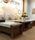 Hình ảnh: Bộ sofa gỗ nhỏ gọn chữ L SF24