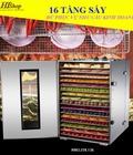Hình ảnh: Máy sấy khô thực phẩm 16 khay sấy inox