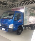 Hình ảnh: Giá xe Mitsubishi 1 tấn 9 Canter 4.99 thùng tải kín màu trắng tại Sài Gòn