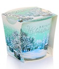 Hình ảnh: Ly nến thơm tinhdầu Bartek Bright Xmas 115g-tuyết,thông tươi