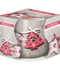 Hình ảnh: Ly nến thơm tinh dầu Bispol Winter Star 100g -quế, hồi, vani