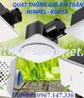 Hình ảnh: Quạt hút âm trần Himpel Hàn Quốc có khả năng hút ẩm hiệu quả