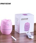 Hình ảnh: Máy phun sương mini cao câp rose màu hồng, có đèn cảm ứng tiện lợi
