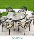 Hình ảnh: Bộ bàn ghế sân vườn nhập khẩu cao cấp BG-03TM