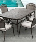 Hình ảnh: Bộ bàn ghế ngoài trời nhôm đúc Vườn An Nam BG-05CNN