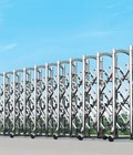 Hình ảnh: Cổng xếp tự động Chất liệu inox 201, không phản quang 