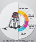Hình ảnh: Địa chỉ mua máy hút bụi nhà xưởng TopClean TC 80S