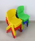 Hình ảnh: Ghế nhựa đúc, ghế nhựa chân sắt, ghế gỗ chân sắt mầm non giá rẻ tại TPHCM