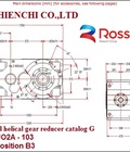 Hình ảnh: Hộp số Rossi R C2I 321 UO2A tỷ số truyền 103