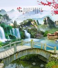 Hình ảnh: tranh sơn thủy 3d - gạch tranh ốp tường