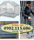 Hình ảnh: Lồng thép mạ kẽm, lồng thép xếp hàng, lồng thép di động, lồng thép để hàng giá rẻ,