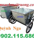 Hình ảnh: Xe gom rác tôn,xe đẩy rác tôn,xe gom rác tôn 400l,xe gom rác tôn 500l,
