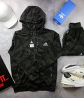 Hình ảnh: Bộ nỉ hoodies thể thao thu đông Dass Camo cực chất