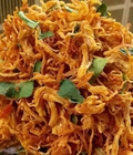Hình ảnh: Bịch 500gr Khô gà rô ti sấy giòn với lá chanh, ớt thơm ngon hấp dẫn Food by Mama