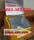 Hình ảnh: Thùng chở hàng sau xe máy, thùng giao đồ ăn nhanh, thùng chở cơm, thùng giao hàng loại trung