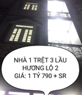 Hình ảnh: Nhà 4 tấm 1/hxh đường hương lộ 2 bt. Giá: 1 tỷ 790 sr