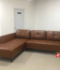 Hình ảnh: Sofa góc L si giả da cao cấp