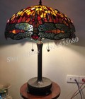 Hình ảnh: Đèn bàn tiffany chuồn chuồn cam