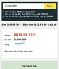 Hình ảnh: Bán Sim 0819 58 1111