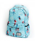 Hình ảnh: Ba lô học sinh xanh ngọc in hình khu vui chơi trượt băng BALOSUMO0006