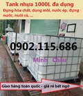 Hình ảnh: Thùng nhựa 1000l đựng hóa chất, thùng nhựa 1000l nuôi cá, thùng nhựa 1000l đựng nước công trình, thùng nhựa 1000l đựng d