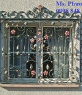 Hình ảnh: Khung bảo vệ cửa sổ sắt uốn cổ điển ,sắt cnc hiện đại tinh t