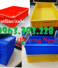 Hình ảnh: Thùng nhựa đặc HS007, sóng nhựa bít, hộp nhựa chứa đồ