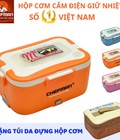 Hình ảnh: Hộp Cơm Hâm Nóng Chefman Tặng Túi Da Cao Cấp Có Quoai