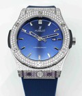 Hình ảnh: Đồng hồ Hublot nam đẹp màu xanh HB3K 21