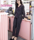 Hình ảnh: Bộ sưu tập bộ đồ mặc nhà thu đông Pijama sang chảnh