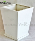 Hình ảnh: Chậu gỗ nhựa composite vát đáy V (chậu V)