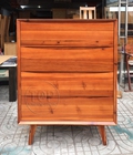Hình ảnh: tủ 4 ngăn kéo gỗ tràm hàng xuất khẩu KT: 92x50x128