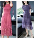 Hình ảnh: Đầm ren xòe dập ly cao cấp
