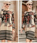 Hình ảnh: Đầm len suông hoa cao cấp