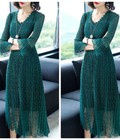 Hình ảnh: Đầm ren xòe dập ly