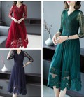 Hình ảnh: Đầm ren xòe dập ly