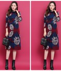 Hình ảnh: Đầm len suông họa tiết