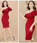 Hình ảnh: Đầm body vai xéo dún cao cấp