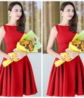 Hình ảnh: Đầm xòe sát nách tiểu thư cao cấp