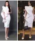 Hình ảnh: Đầm body cổ lọ bèo bên vai
