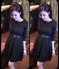 Hình ảnh: Đầm xòe xếp ly tay lỡ cực xinh